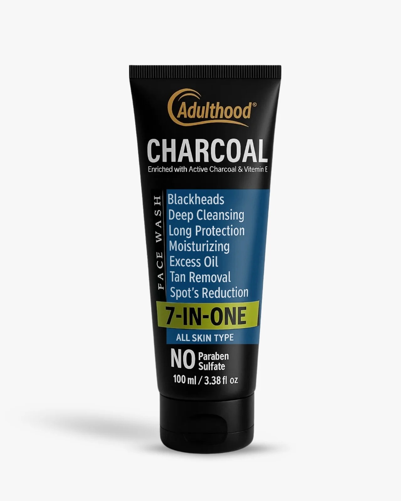 ADULTHOOD CHARCOAL (7 IN 1) FACE WASH